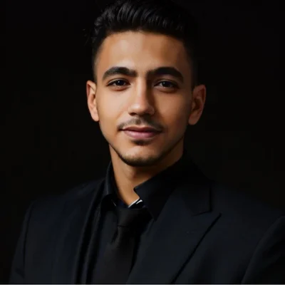 Portrait of Dr. Ahmed, founder of Denta Dynamics